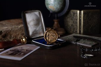 Jedinečné starožítné 8-denní hodinky HEBDOMAS 1910 - 8