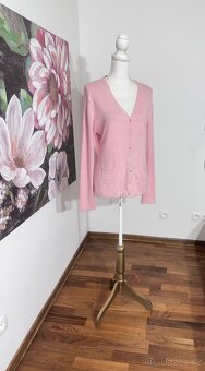 Hedvábné Kašmírový kardigan Insieme - 8