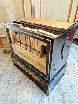 Velký starožitný píšťalový flašinet FRATI & Co., 1900 - 8