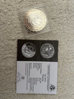 Stříbrná sada mincí Fabulous 12 (2010) – 1 oz, certifikát - 8