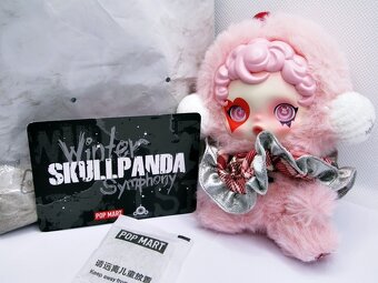 č.4 -SKULLPANDA panenka plyš , přívěsek , klíčenka, RHAPSODY - 8