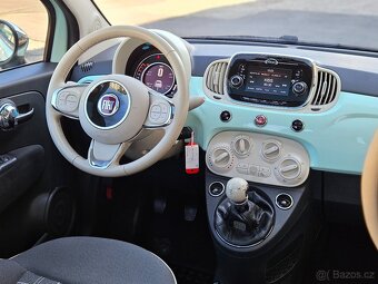 PRODÁNO - Fiat 500 Lounge 1.2 51kW Facelift PANO KLIMA - 8