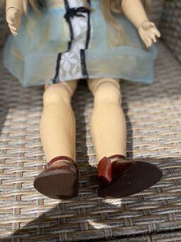 Starožitná kloubová panenka - A. M. - 63cm - 8