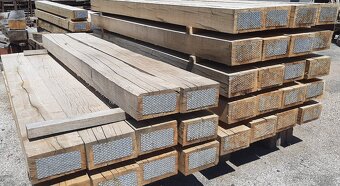 Dubové pražce a hranoly nové, vysušené I. tř. 15x26x400 cm - 8