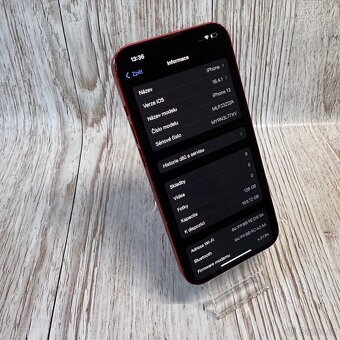 iPhone 13 128GB, červený, 100% baterie (12 měsíců záruka) - 8