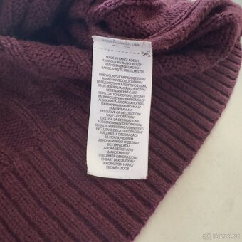 Ralph Lauren Polo vínový 1/4 zip svetr - 8