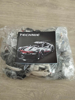 Nová velká stavebnice Porshe 911 závodní auto 1580 dílků dél - 8