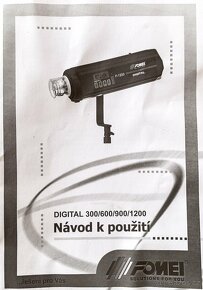 Prodám sadu 2 silných záblesků FOMEI 1200Ws - 8