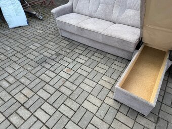 ROHOVÁ SEDACÍ SOUPRAVA S ROZKLÁDACÍM LŮŽKEM A ÚLOŽÁKEM - 8