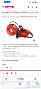 Vozík spárové pily HILTI DSH -FSC - 8