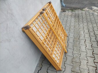 DĚTSKÁ DŘEVĚNÁ SKLÁDACÍ OHRÁDKA. - 8