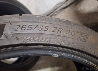 Letní pneu dvourozměr, 2x235/35/20 a 2x265/35/20 - 8