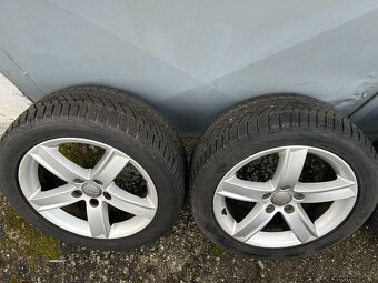 Alu kola R17 5x112 Audi + Zimní pneu 225/50/17 Goodyear - 8