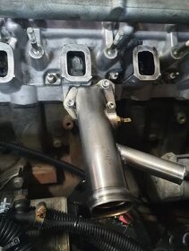 Nissan Patrol M57 SWAP - Nerezová přípojka vodního okruhu - 8