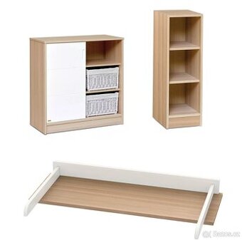 Komoda s přebalovacím pultem + 2 regály – Faktum Coimbra - 8