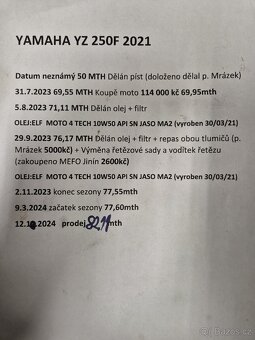 Yamaha YZ 250F 2021 - 8