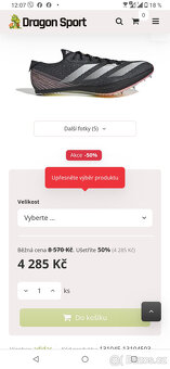 Prodám běžecké boty Adidas Adizero Prime SP3. - 8