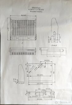 Prodám digestoř zn.Karma - 8