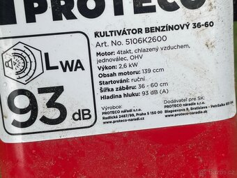 Rotavátor PROTECO 2.6 kw - 8