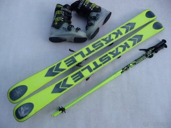 Lyže KASTLE - 130 cm + boty DALBELLO 37 eu + HOLE - set - 8