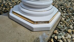 Fontána, keramická mušle + sloup - 8