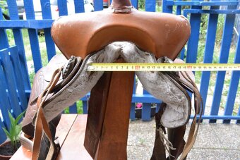 Westernové sedlo - délka posedlí 40 cm - 8