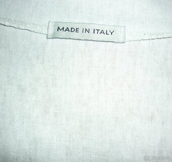 Mint lněná dámská košile Moda Italia - 8