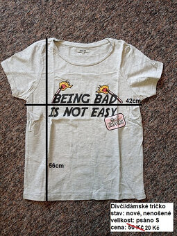 Dámské oblečení (trička,tílka,topy,košile) a pyžama - sleva - 8