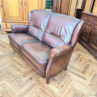 Gauč kůže + dub, Anglie/Belgie - 8