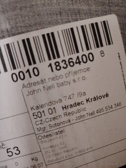 Černá autosedačka vajíčko Joie i-gemm3 top stav - 8