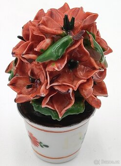Krásná stará porcelánová kytička 6cm - Velice roztomilá - 8
