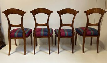 Čtyři židle biedermeier - originál. - 8