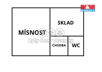 Pronájem obchodního objektu v Velkém Meziříčí, ul. Náměstí - 8