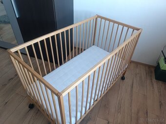 Dětská postýlka s matrací ikea nová - 8
