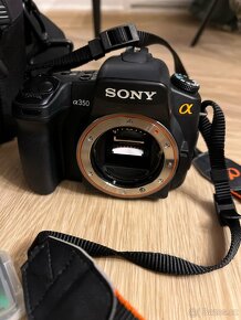 SONY DIGITALNI FOTOAPARAT DSLR-A350+ 2 OBJEKTIVY+NABÍJEČKA - 8