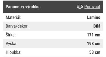 Nábytek Provence - vitrína, komody, skříň a stolek - 8