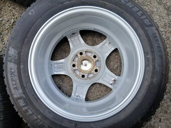 Prodám sadu ALU kol Enzo 195/65R15 zimní - 8