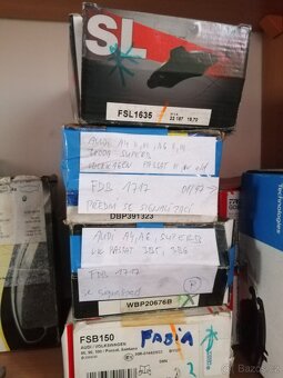 Škoda Octavia, Felicie, přední zadní  brzdové kotouče značky - 8