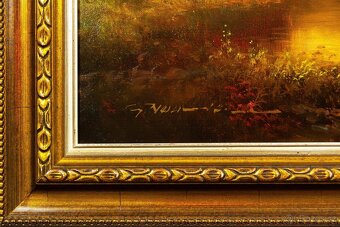 Krajina s řekou, G.Nesvadba, 1050 × 730 mm - 8