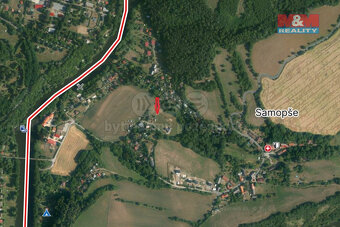 Prodej pozemku k bydlení, 1265 m², Samopše - 8