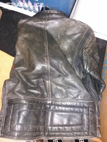 Vintage motorkarska kožená bunda Genuine Leather
- 8