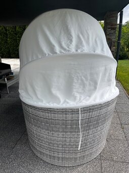 Luxusní zahradní postel / křeslo s polstarkami - 8