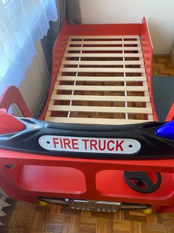 Dětská velmi dobrá postel “Hasičské auto” - 8
