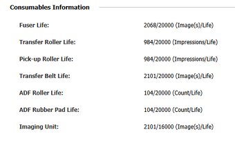 Tiskárna Samsung C460 - Vytištěno pouze 984 stran - 8