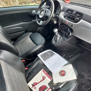 Fiat 500, 0,9T86K,KRÁSNÝ,VÝBAVA,SERVISKA - 8