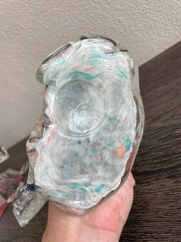 Hutní sklo Jaroslav Brychta Železný Brod teploměr kosatk - 8