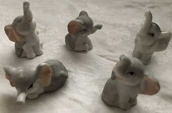 Sbírka miniaturních figurek slona - 8