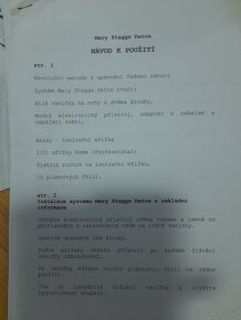 prodám detoxikační přístroj Maria Detox - 8