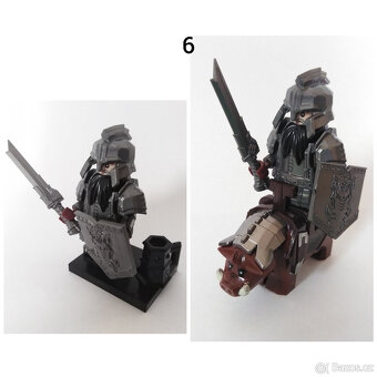 Minifigurky Pán prstenů - Trpaslíci I - 8