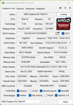 🖥️Herní PC RYZEN 9 5900X,RX 7800XT 16 GB,32 GB RAM,1 TB SSD - 8